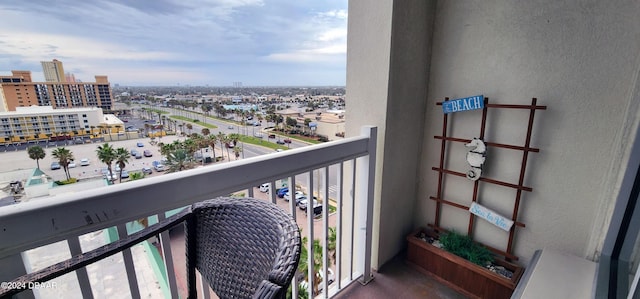 2700 N Atlantic Ave Unit 905, Daytona Beach, FL 32118 - balcony featuring a city view