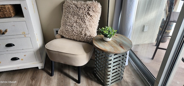 2700 N Atlantic Ave Unit 905, Daytona Beach, FL 32118 - sitting room featuring wood finished floors