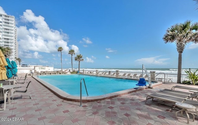 2700 N Atlantic Ave Unit 905, Daytona Beach, FL 32118 - community pool with a patio area