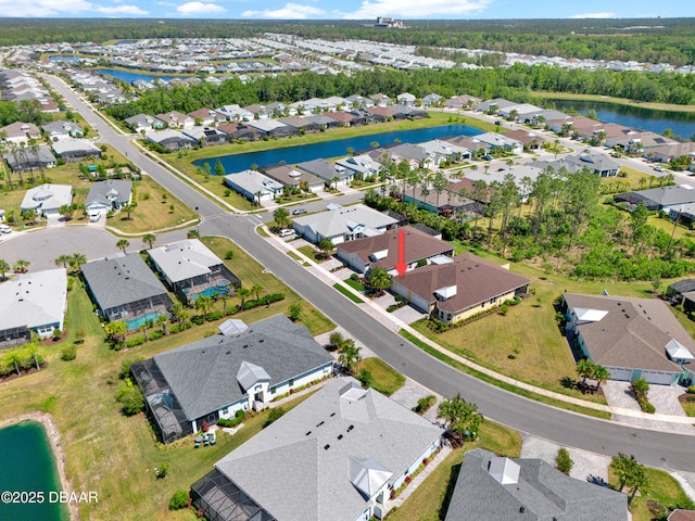 914 Attitude Ave, Daytona Beach, FL 32124 - aerial view with a water view and a residential view