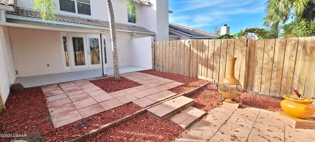 view of patio / terrace with french doors