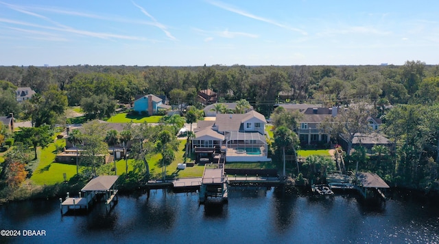 3 Tomoka View Dr, Ormond Beach, FL 32174 - drone / aerial view of a nearby body of water and a forest
