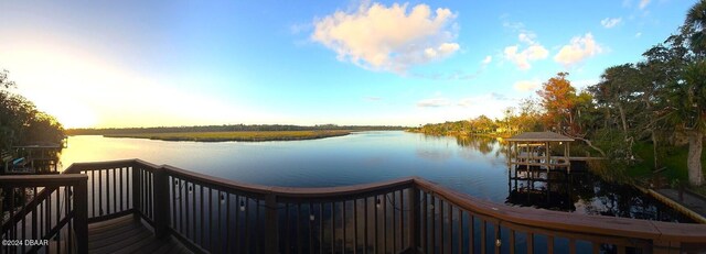 3 Tomoka View Dr, Ormond Beach, FL 32174 - dock featuring a water view