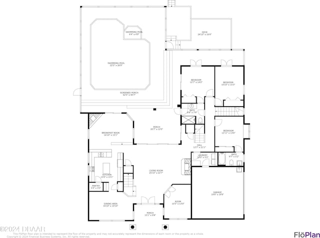 3 Tomoka View Dr, Ormond Beach, FL 32174 - floor plan / room layout