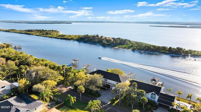 3212 John Anderson Dr, Ormond Beach, FL 32176 - aerial view with a water view