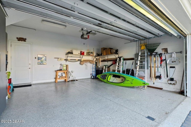 3212 John Anderson Dr, Ormond Beach, FL 32176 - garage featuring a garage door opener
