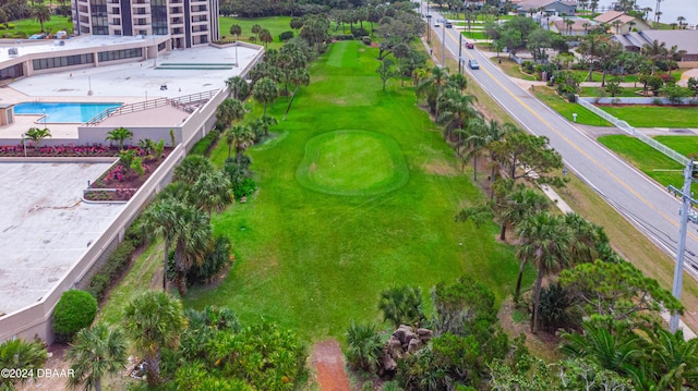 1 Oceans W Blvd Unit 7B1, Daytona Beach, FL 32118 - drone / aerial view of a pool