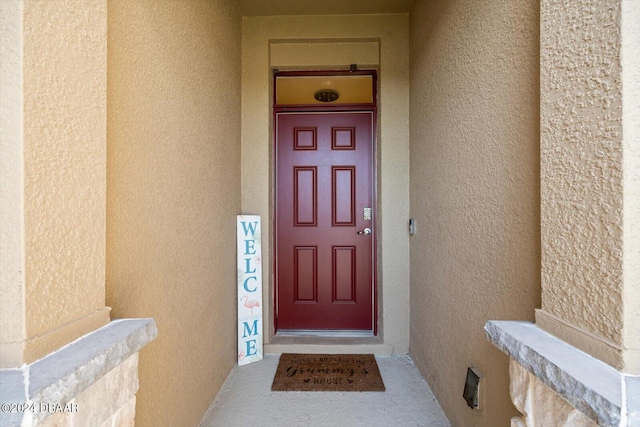 view of entrance to property