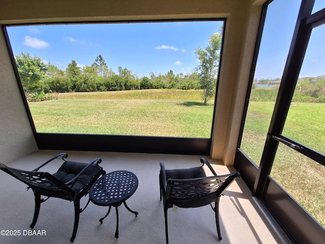 3107 Crab Trap Dr, New Smyrna Beach, FL 32168 - sunroom / solarium with plenty of natural light