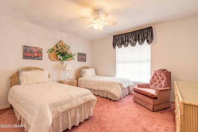 7 Fernery Trl, Ormond Beach, FL 32174 - bedroom featuring light colored carpet and ceiling fan
