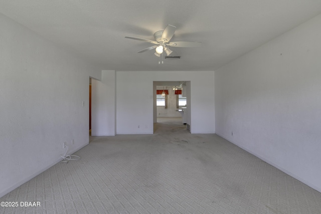 34 Kathy Dr, Ormond Beach, FL 32176 - unfurnished room featuring a ceiling fan and carpet floors