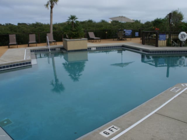 view of pool