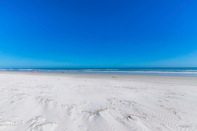 water view featuring a beach view