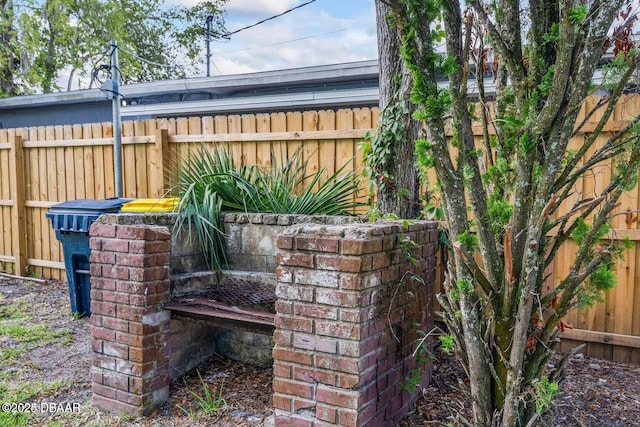 exterior details with fence