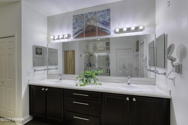 47 Abacus Ave, Ormond Beach, FL 32174 - full bath featuring double vanity and a stall shower