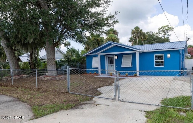 view of bungalow-style home