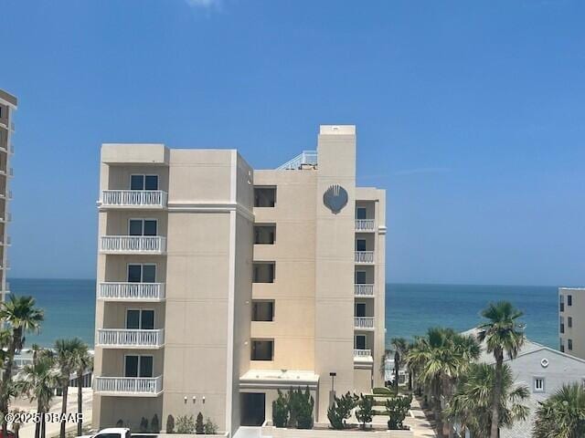 3800 S Atlantic Ave Unit 502, Daytona Beach, FL 32118 - view of property with a water view