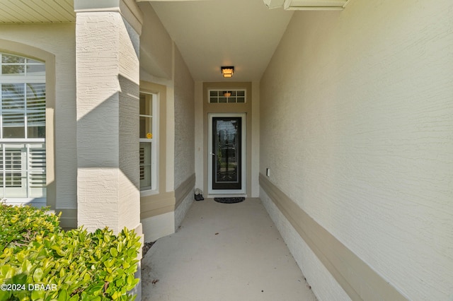 view of property entrance