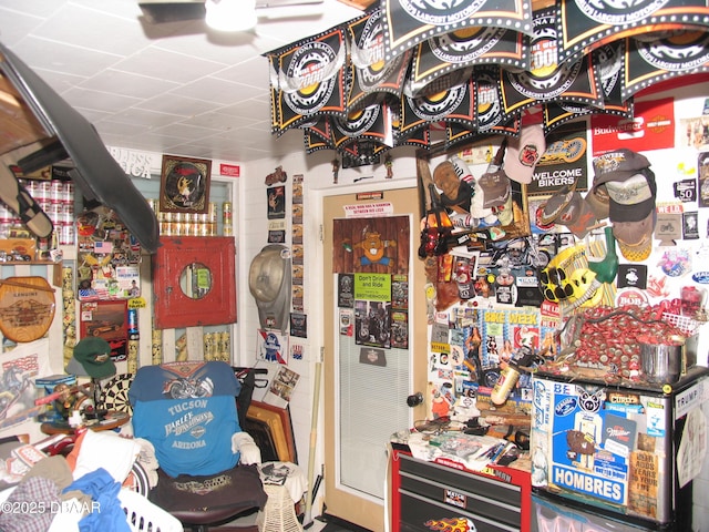 55 Seaside Dr, Ormond Beach, FL 32176 - miscellaneous room with a ceiling fan