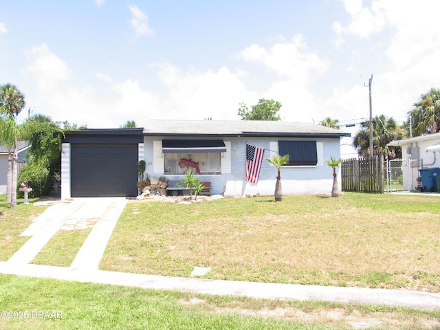 55 Seaside Dr, Ormond Beach, FL 32176 - ranch-style house with a garage and driveway