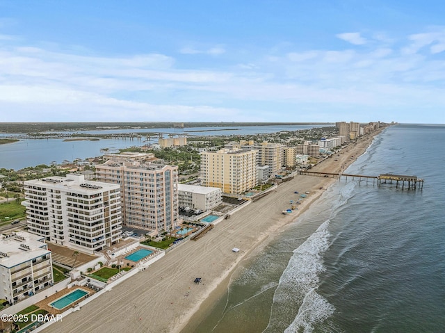 3737 S Atlantic Ave Unit 702, Daytona Beach, FL 32118 - view of urban area with a large body of water and apartment complex