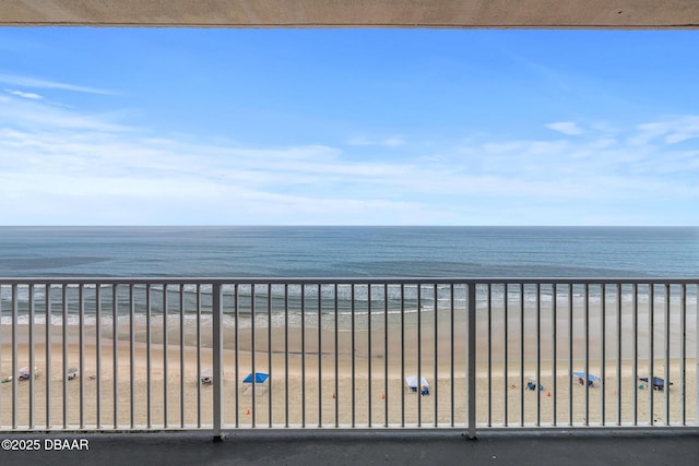 3737 S Atlantic Ave Unit 702, Daytona Beach, FL 32118 - water view featuring nearby beach