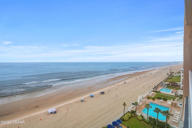 3737 S Atlantic Ave Unit 702, Daytona Beach, FL 32118 - water view with nearby beach