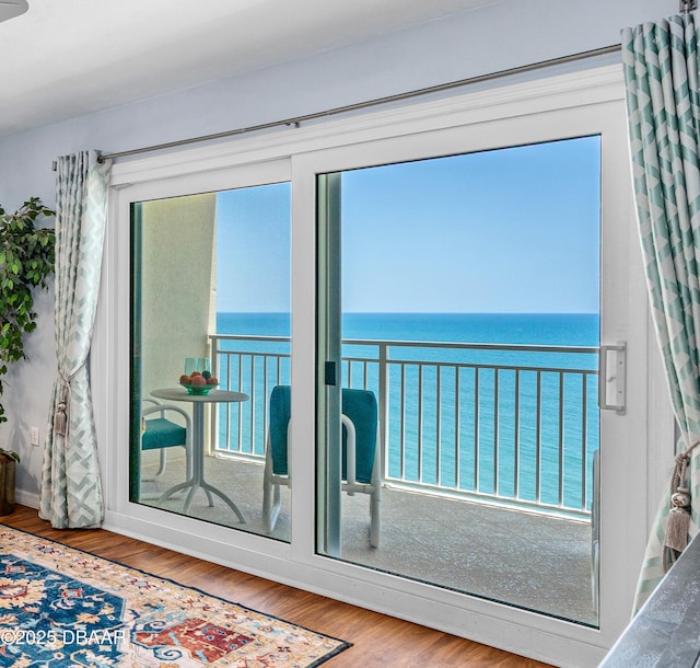 3333 S Atlantic Ave Unit 1802, Daytona Beach, FL 32118 - detailed view of wood finished floors
