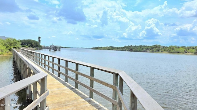 8 Tarpon Ave, Ormond Beach, FL 32176 - dock featuring a water view