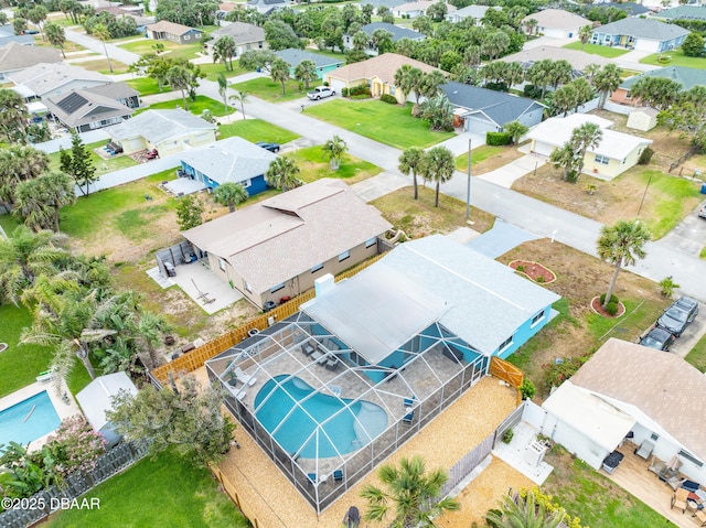 8 Tarpon Ave, Ormond Beach, FL 32176 - aerial view of residential area with a pool area
