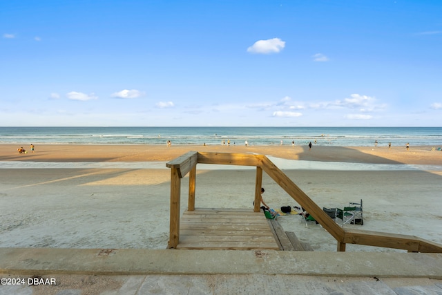 water view featuring a view of the beach