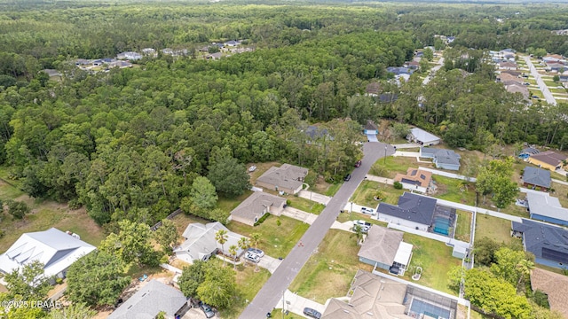 5 Zammer Ct, Palm Coast, FL 32164 - bird's eye view with a residential view and a wooded view