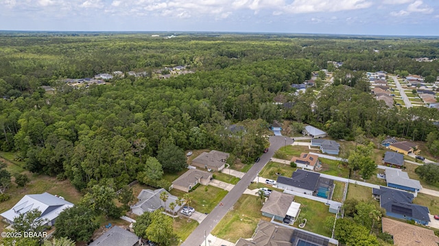 5 Zammer Ct, Palm Coast, FL 32164 - bird's eye view featuring a residential view and a view of trees