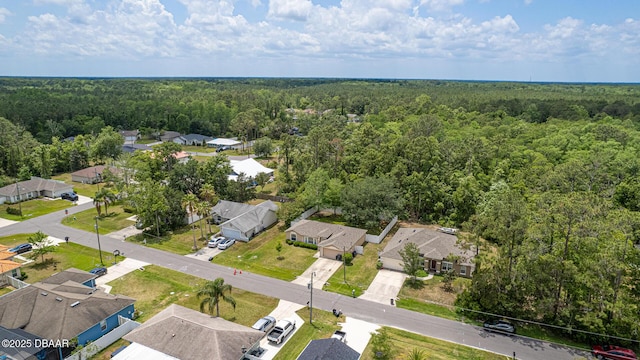 5 Zammer Ct, Palm Coast, FL 32164 - drone / aerial view with a residential view and a view of trees