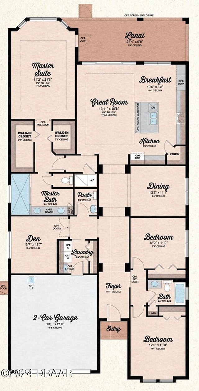 300 Blue Starfish Pl, Daytona Beach, FL 32124 - floor plan / room layout