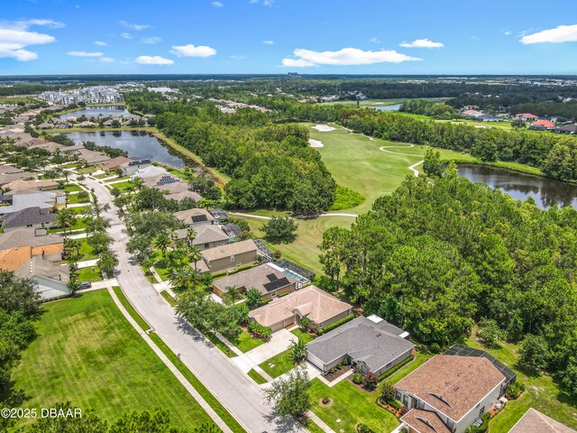 189 Perfect Dr, Daytona Beach, FL 32124 - aerial view of residential area with a nearby body of water and a golf club