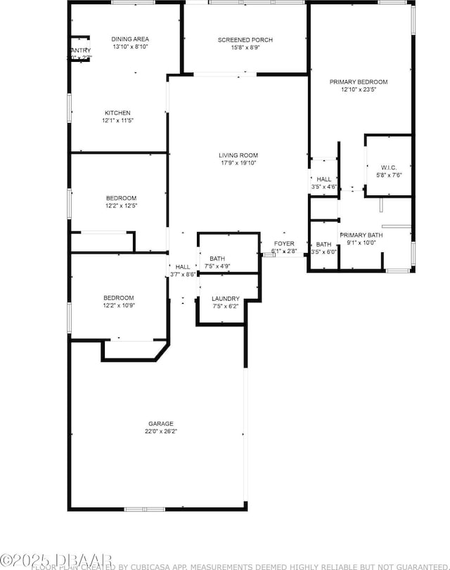 189 Perfect Dr, Daytona Beach, FL 32124 - view of property floor plan