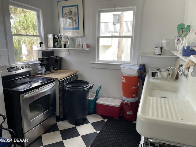 view of laundry room