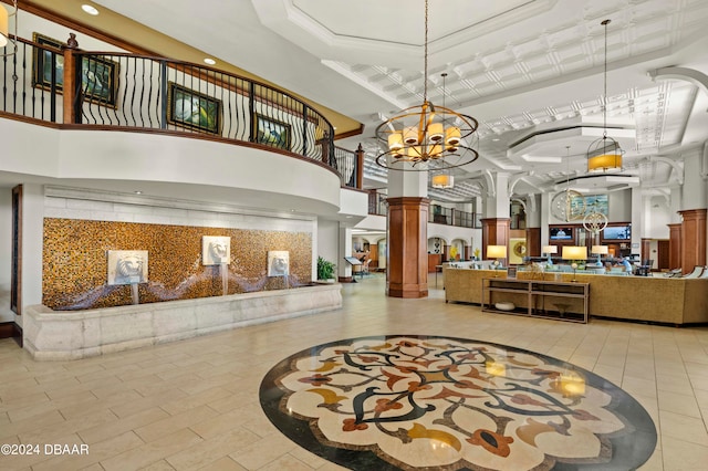 view of building lobby