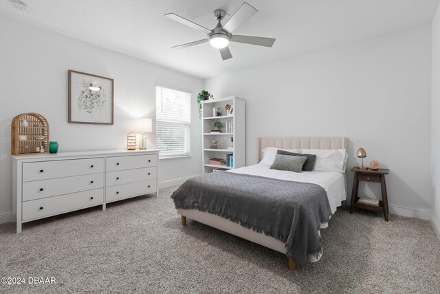 118 Pitching Wedge Dr, Daytona Beach, FL 32124 - bedroom featuring carpet flooring and ceiling fan