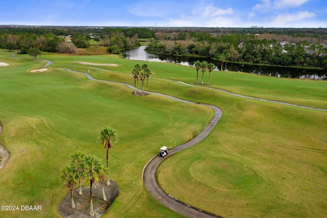 view of property's community featuring a water view