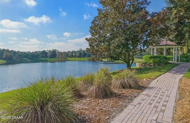 330 Charles Dr, Deland, FL 32724 - water view with a gazebo