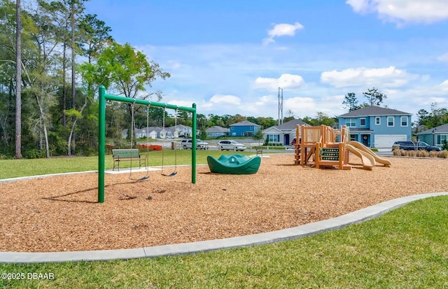 330 Charles Dr, Deland, FL 32724 - community jungle gym featuring a yard and a residential view