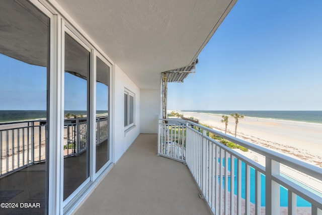 4641 S Atlantic Ave Unit 3060, Ponce Inlet, FL 32127 - balcony with view of water and beach