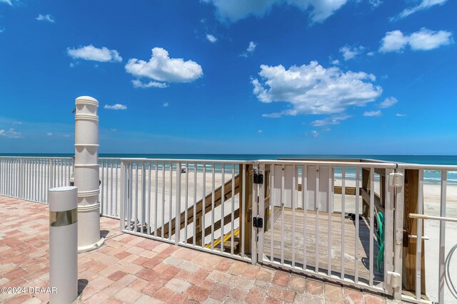 4641 S Atlantic Ave Unit 3060, Ponce Inlet, FL 32127 - balcony with view of water and beach