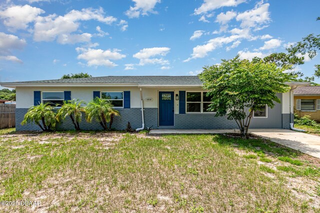 1808 Green Pl, Ormond Beach, FL 32174 - ranch-style house featuring brick siding and stucco siding