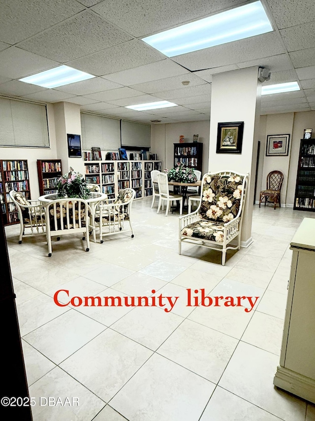 1415 Ocean Shore Blvd Unit 907, Ormond Beach, FL 32176 - interior space with a paneled ceiling