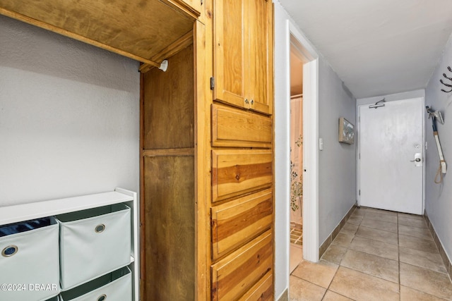 bathroom featuring tile patterned flooring