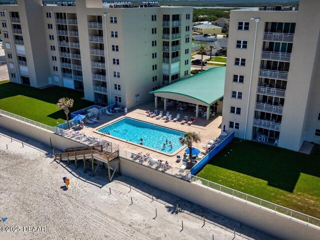 4505 S Atlantic Ave Unit 605, Ponce Inlet, FL 32127 - community pool featuring a gazebo