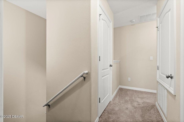 142 Aston Grande Dr, Daytona Beach, FL 32124 - hall featuring carpet floors and baseboards